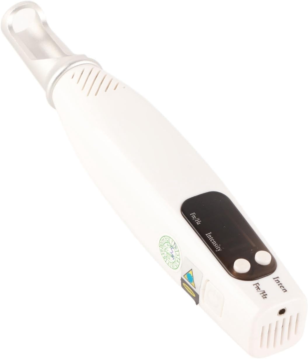 Blue Lighting Spot Remover Pen, Adjust The Strength of The Electric Spot Remover Pen to Reduce Freckles Portable Melanin Decomposition Remove Black Spots for a (US Plug)