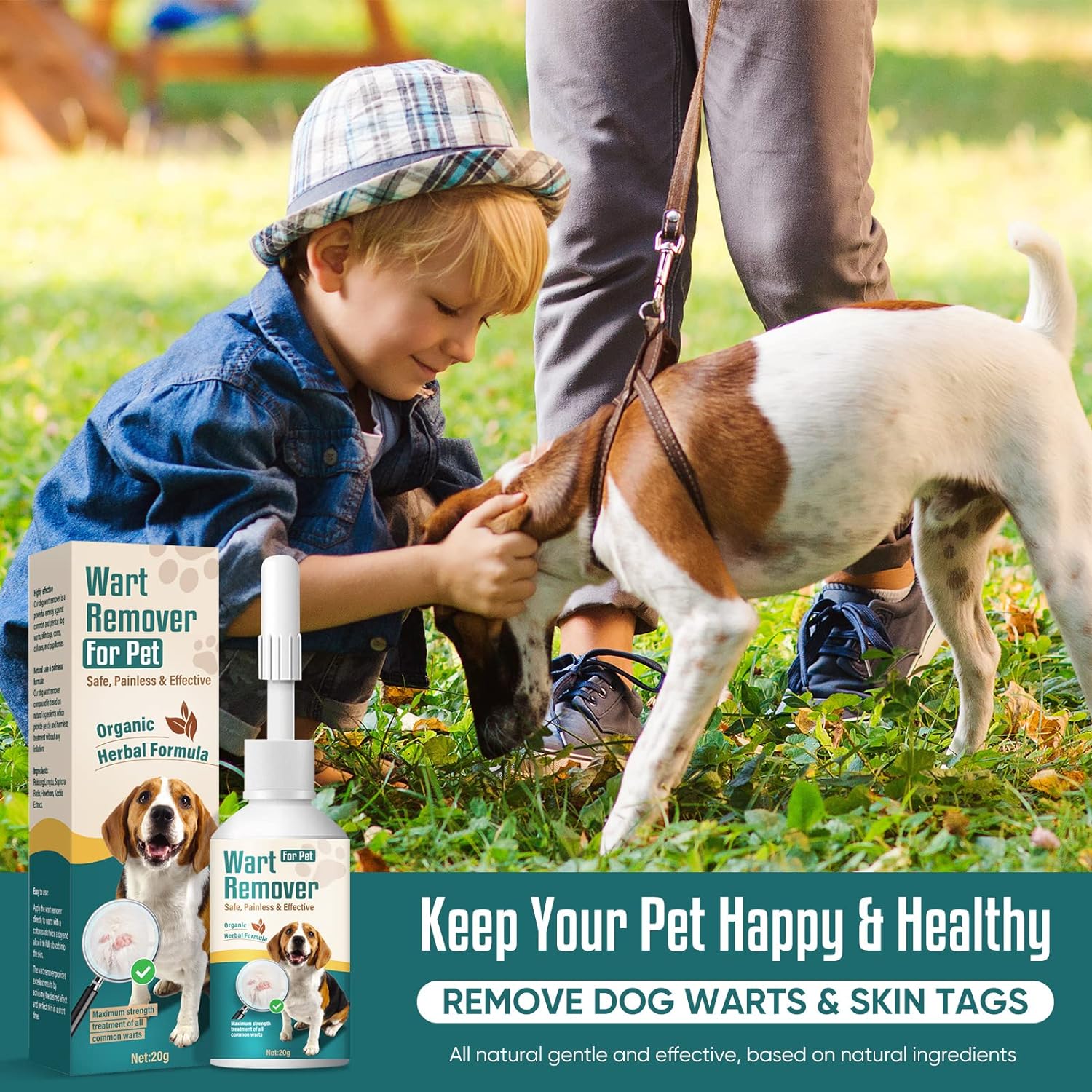 NHZ Dog Skin Tag Remover, Dog Wart Remover, Pets Skin Tag Removal Treatment, Easily and Naturally Remove Warts for Dogs, PainlessIrritant-Free