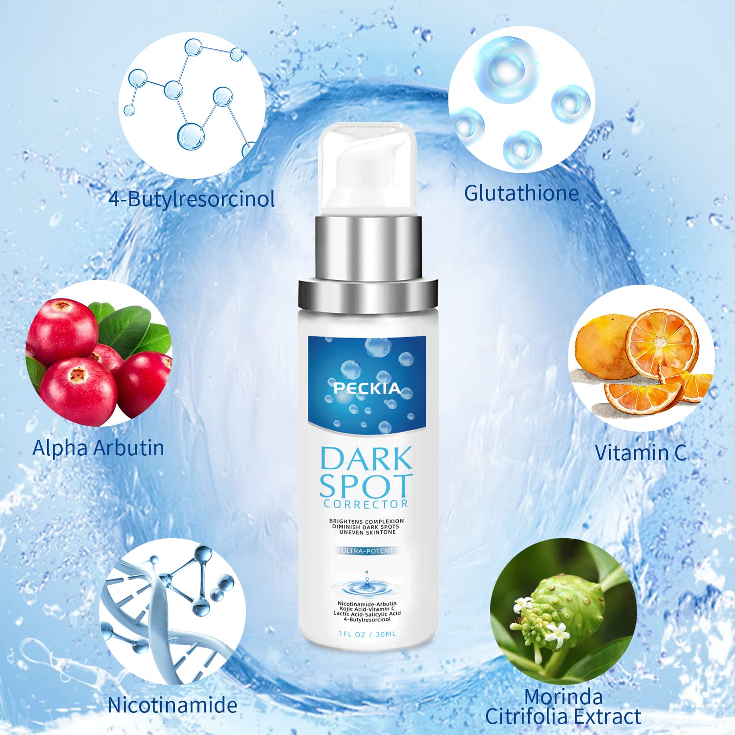 Dark Spot Remover for Face and Body, Dark Spot Corrector Serum - Advanced Melasma Hyperpigmentation Treatment, Sun Spot, Age Spot, Brown Spot Remover for Men and Women