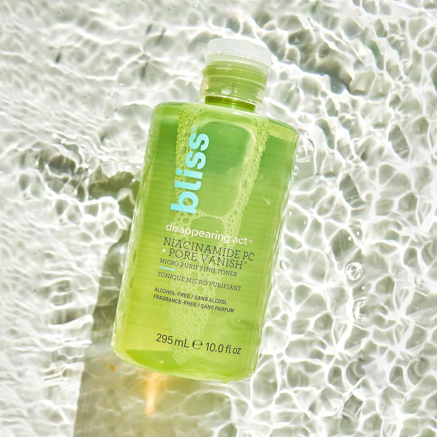 Bliss Disappearing Act Niacinamide Toner - 10 Fl Oz - Pore Vanish Complex - Purifies and Minimizes Pores - Alcohol-Free Face Toner - Clean - Vegan  Cruelty Free