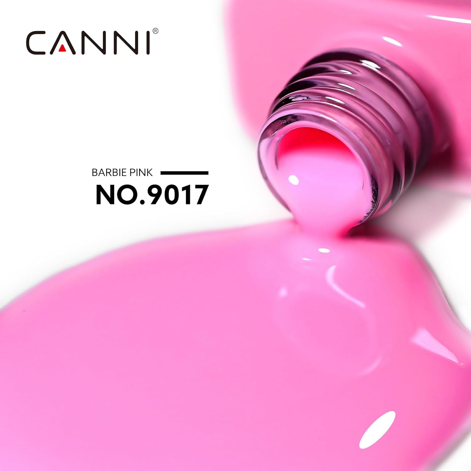 CANNI Milky White Gel Nail Polish, 1 Pcs Milky White Gel Polish Translucent Jelly Neutral Color Soak Off LED Nail Gel Polish Set Nail Art Starter Manicure Salon DIY at Home