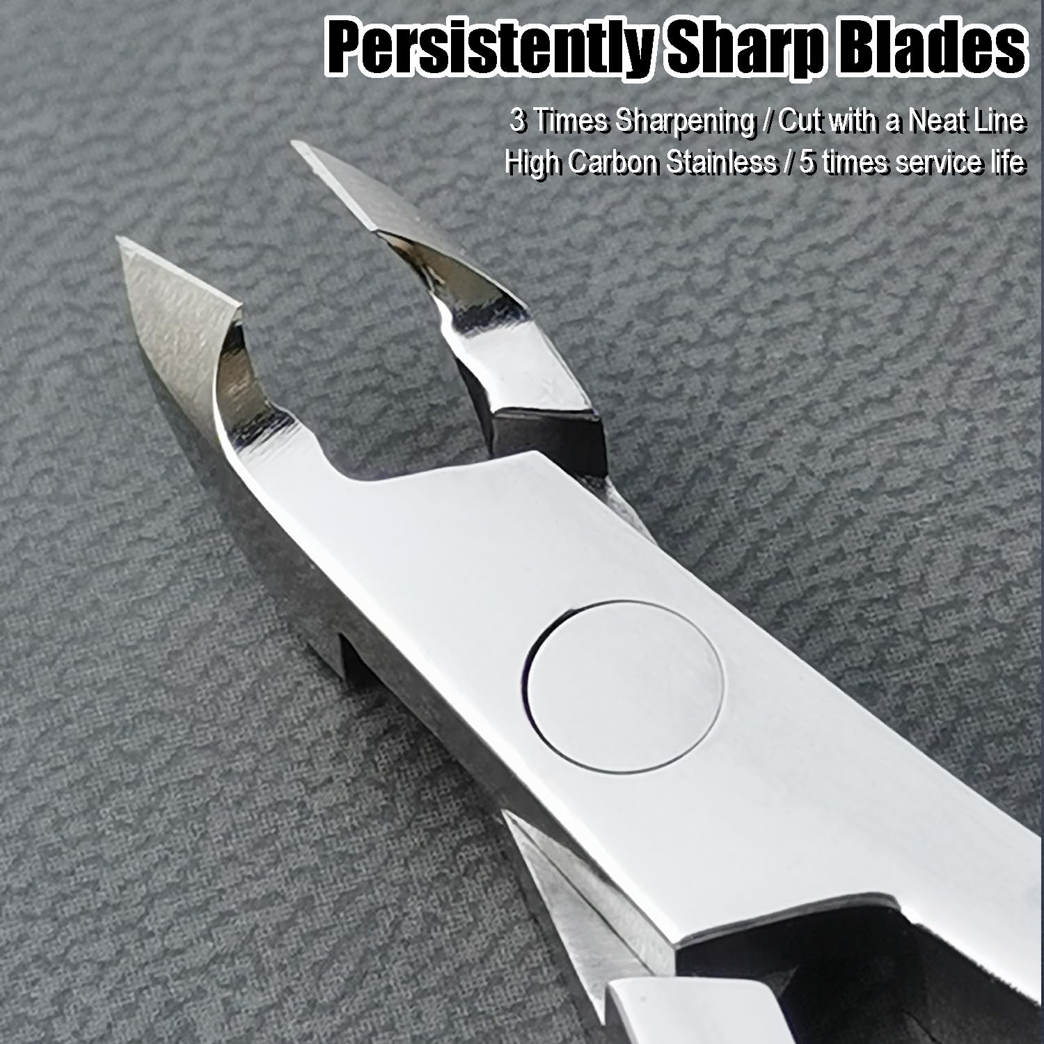 LePinko Salon-Quality Cuticle Trimmer with Cuticle Pusher, Super Labor-saving Cuticle Cutter, Sharp Cuticle Clippers for Manicurist, Professional Pedicure Manicure Nail Care Tool, 5mm Jaw