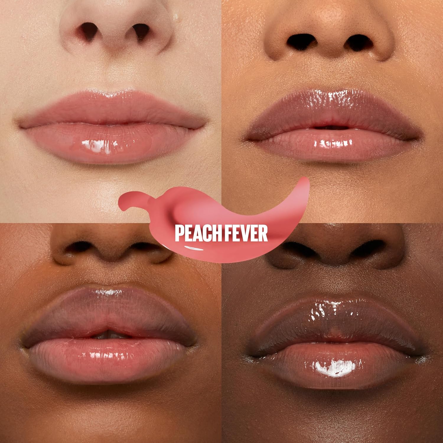 MAYBELLINE Lifter Gloss Lifter Plump, Plumping Lip Gloss with Chili Pepper and 5% Maxi-Lip, Red Flag, Sheer Red, 1 Count