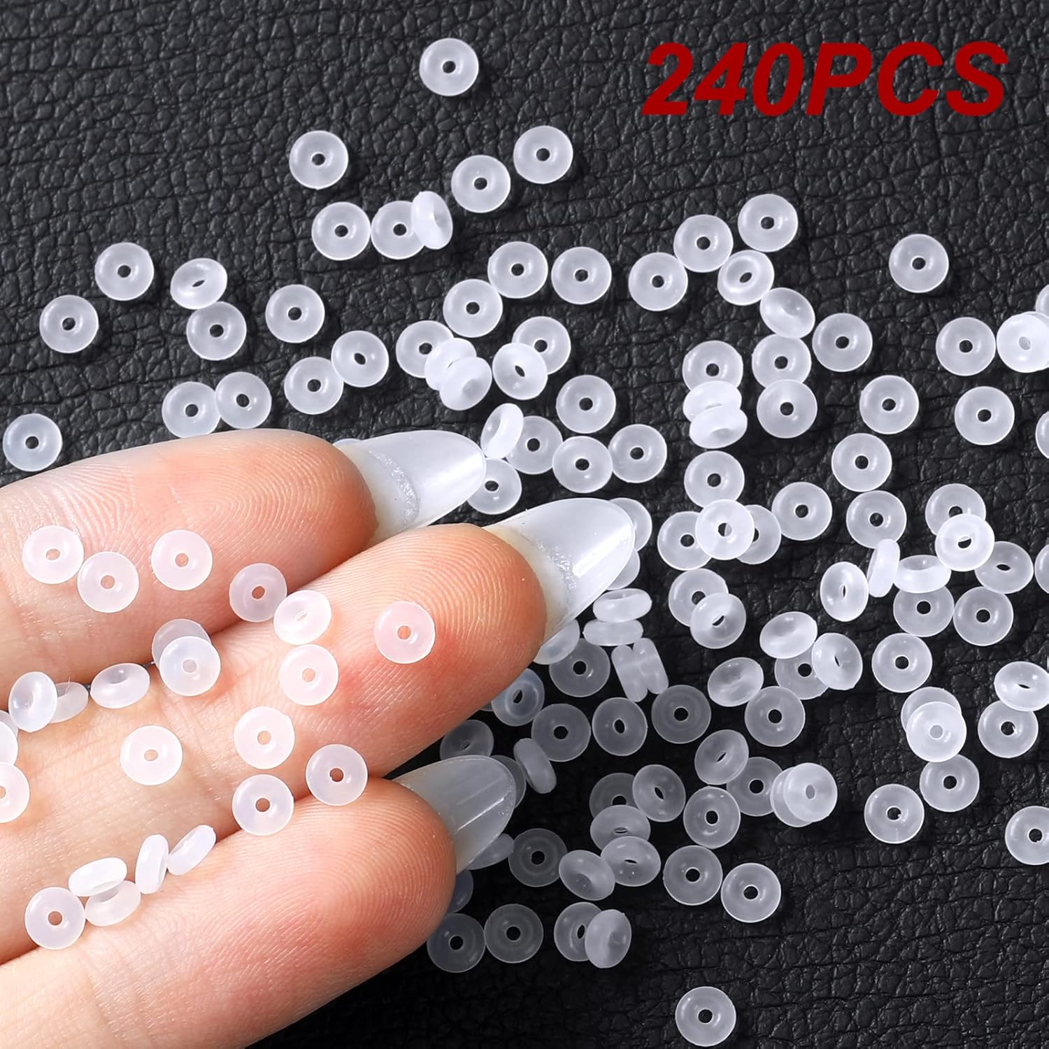 Sivak 240Pcs Silicone O Ring VMQ Seal Gasket for Compressor Valve Silicone O Ring for Pipe Repair Stabilize Switch on Keyboard Automotive Faucet Pressure Plumbing (4 mm OD, 1 mm ID, 1.5 mm Width)
